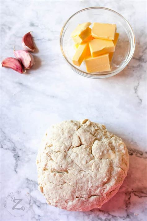 Garlic Herb Bread (With Self Rising Flour!) - Our Zesty Life