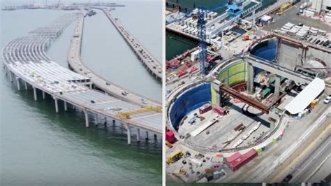 Drone video shows Hampton Roads Bridge-Tunnel expansion progress