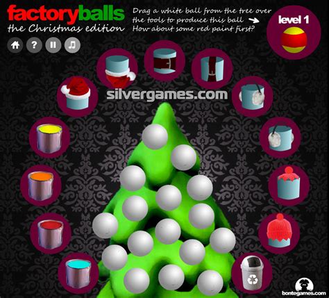 Factory Balls - Christmas Edition - Play Online on SilverGames 🕹️