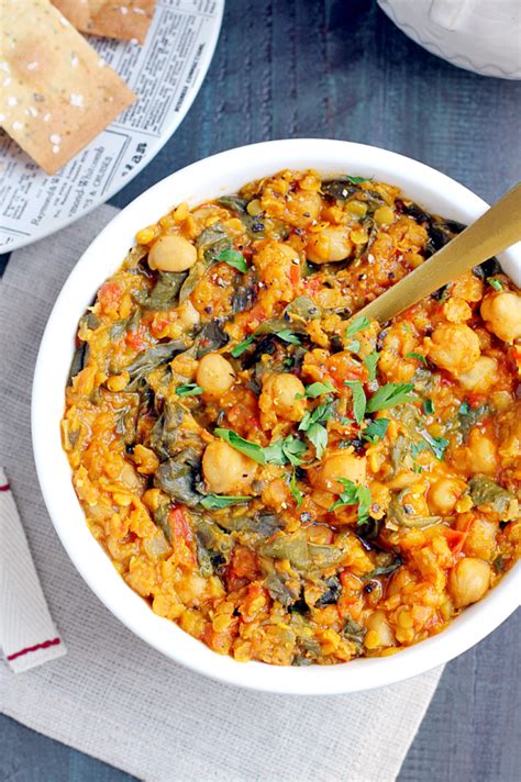 Chickpea and Lentil Curry in a Hurry - Two of a Kind