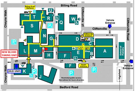 Northampton General Hospital Map - Map Of South America