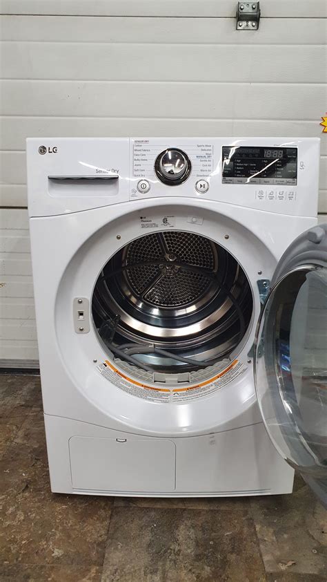 Order Your Used LG Electrical Ventless Dryer DLEC888W Apartment Size Today!