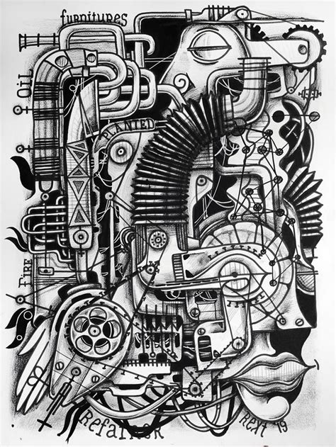 Machinery Drawing by Aleksandr Rext | Saatchi Art