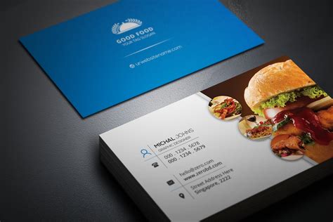 Food Business Cards Templates Free - Best Images Limegroup.org