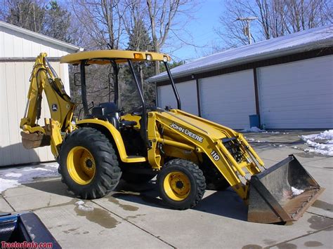 TractorData.com John Deere 110TLB backhoe-loader tractor photos information