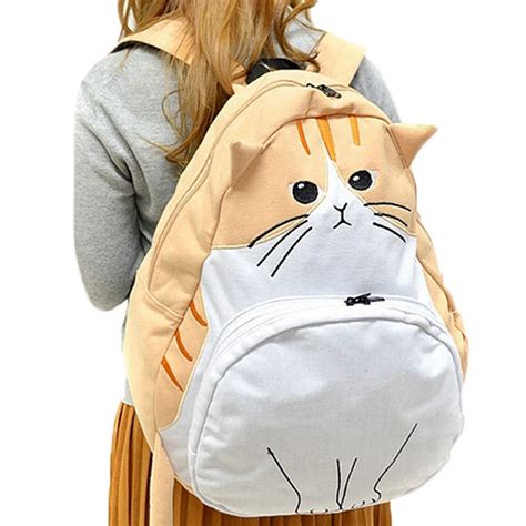 Aliexpress.com : Buy Japanese Cat Cute Canvas Backpacks Female Mochila ...