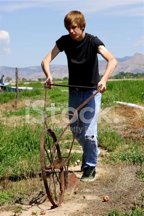 Farm Plow Teen Portrait Stock Photo | Royalty-Free | FreeImages