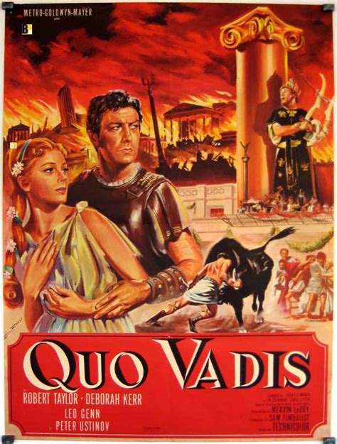 "QUO VADIS" MOVIE POSTER - "QUO VADIS" MOVIE POSTER