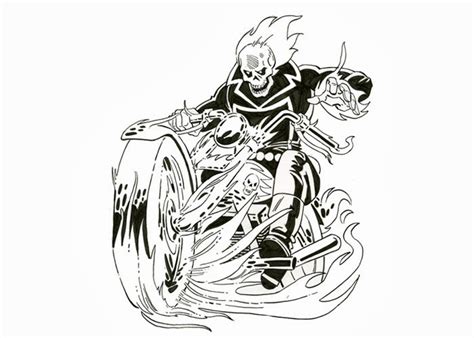 Ghost rider coloring pages | Free Coloring Pages and Coloring Books for Kids