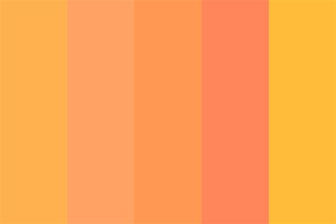 sun rise orange Color Palette