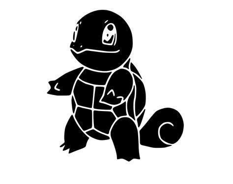 Squirtle Pokemon SVG File