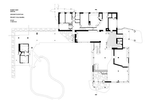 Floor Plan of Villa Mairea. Alvar Aalto. Noormarkku, Finland. 1939 | Villa mairea, Architecture ...