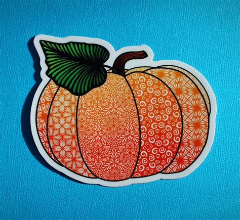 Pumpkin Sticker (WATERPROOF)