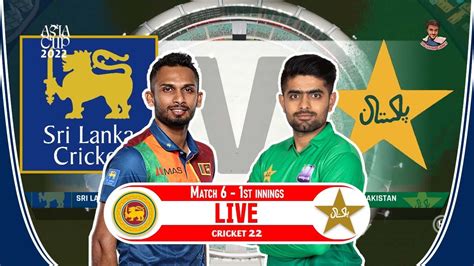 🔴SL vs PAK Live | SL vs PAK Live Cricket Match Today | Cricket 22 Live ...