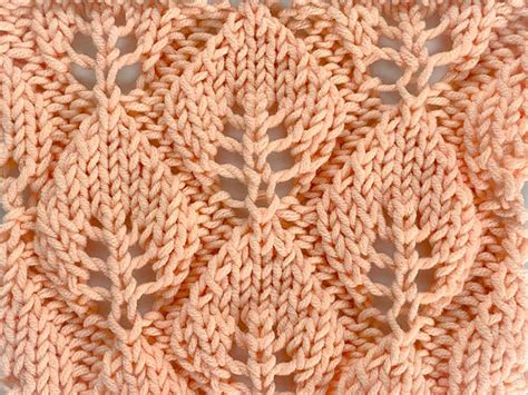 How to Knit Lace Leaves – Knitwise Girl