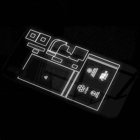 VAKU ® Apple iPhone XS Max Futuristic LED Light X-RAY ILLUSION Phone ...