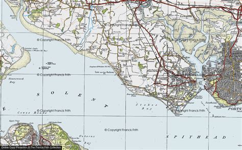 Historic Ordnance Survey Map of Lee-on-the-Solent, 1919