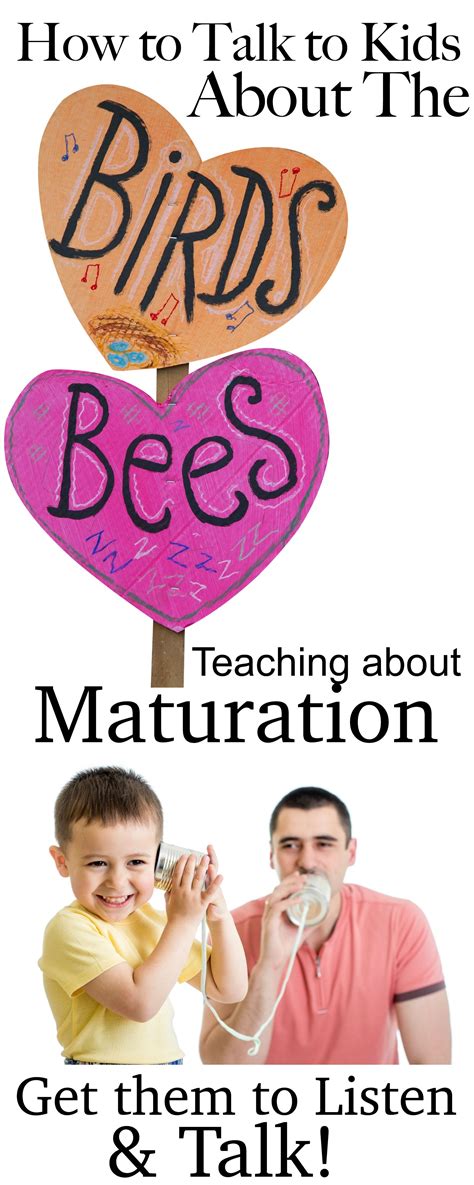 Birds and the Bees - How to talk your child about Maturation