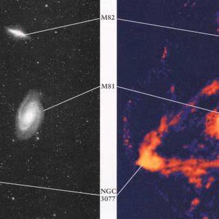 Left: Palomar Observatory Sky Survey optical image. Right ...