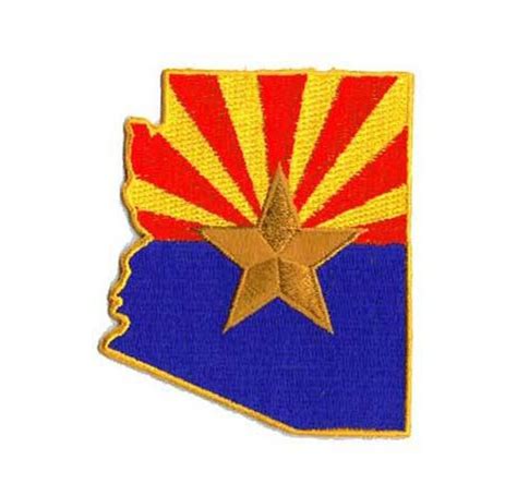 Arizona State Embroidered Patch in 2020 | Arizona flag, Embroidered ...