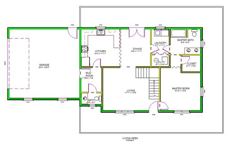 Autocad House Drawing at GetDrawings | Free download