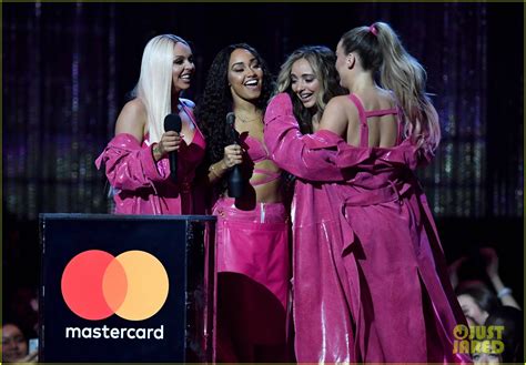 Little Mix Rock Pink Outfits For BRIT Awards 2019 Performance & Win ...