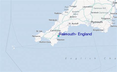 Falmouth England Map ~ CASADEWICCA