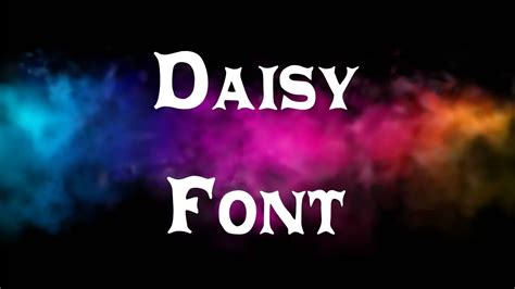 Daisy Font Free Download