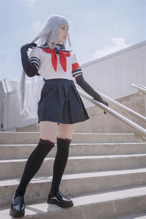 [Self] Megami Saikou from yandereSimulator by maree.beam handmade cosplay #cosplay https://bit ...