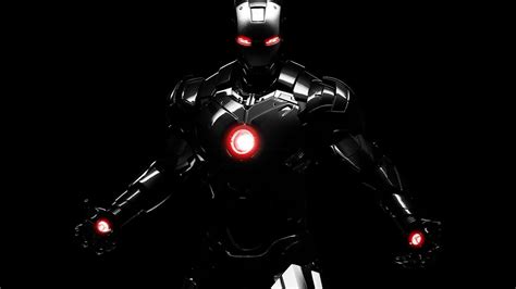 Download 4K Superhero Black Iron Man Wallpaper | Wallpapers.com