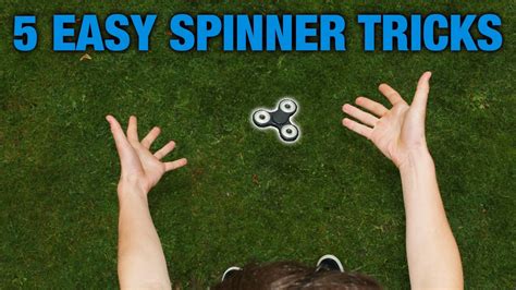 5 EASY FIDGET SPINNER TRICKS FOR BEGINNERS (TOP 5) - YouTube