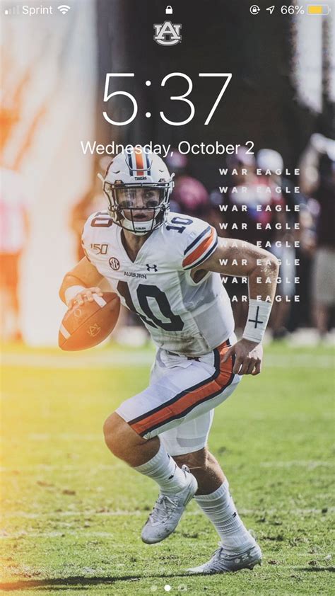 Auburn Football Bo Nix - 675x1200 Wallpaper - teahub.io