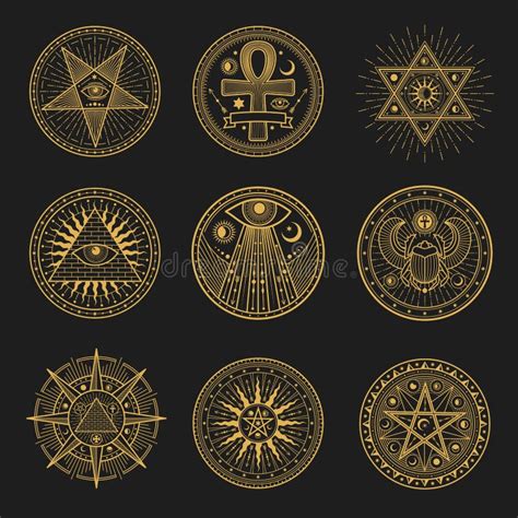 Alchemy Pentagram Stock Illustrations – 8,037 Alchemy Pentagram Stock ...