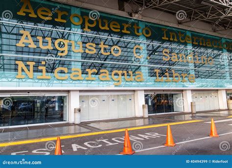 Nicaragua International Airport Editorial Stock Image - Image of ...