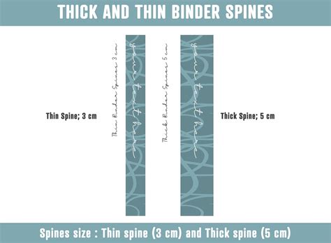 Powerpoint Binder Cover Templates, 10 Printable/editable Abstract Coversspines, Binder/planner ...