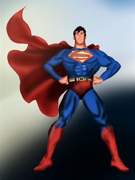 Learn How to Draw Superman (Superman) Step by Step : Drawing Tutorials