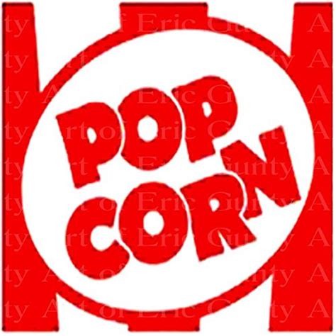 Popcorn Label Template