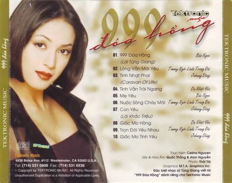 Album Nhạc Hoa Lời Việt - Tektronic CD 999 Đóa Hồng : Free Download ...