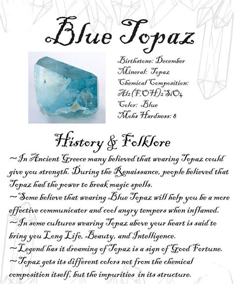 December Birthstone of the Month- Blue Topaz – Carters Jewellers ...