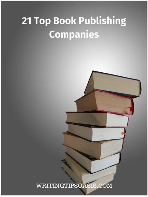 21 Top Book Publishing Companies - Writing Tips Oasis