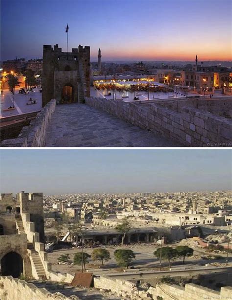 28 Before And After Photos That Show How War Devastated The Largest City In Syria | Viralscape