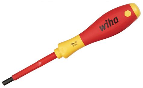 Wiha Insulated Hex Metric Screwdriver, 4.0 x 75mm - 32304 - Penn Tool Co., Inc