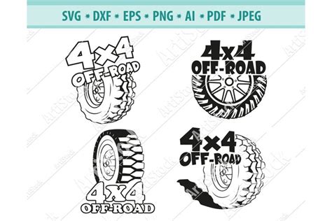 Off road Svg, Offroad Tire Svg, Offroad logo Png, Dxf, Eps