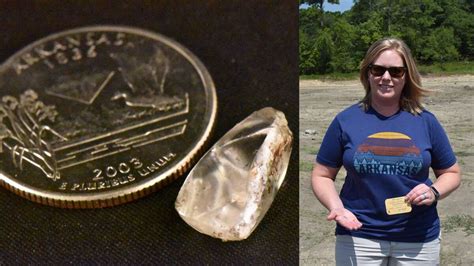 Visitor finds one of Arkansas state park's largest diamonds ever