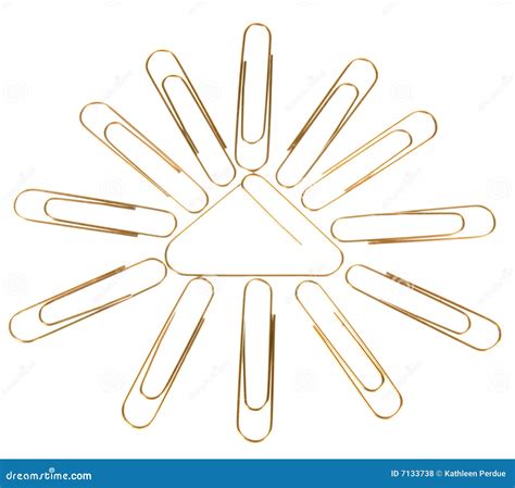 Paper Clip Shape stock photo. Image of paperclips, clip - 7133738