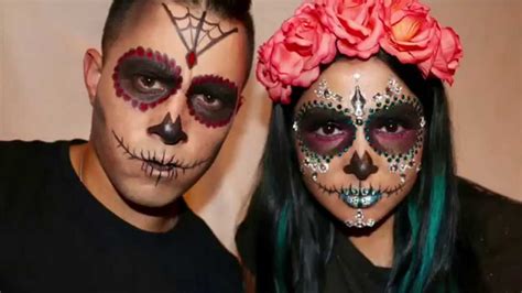 Half Sugar Skull Makeup, Sugar Skull Face Paint, Halloween Makeup Sugar Skull, Sugar Skull ...