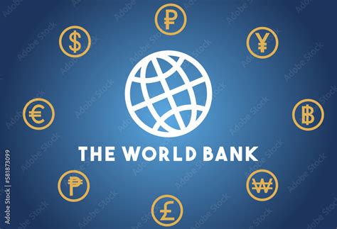 The World Bank logo design concept. Vector graphic illustration. Stock ...