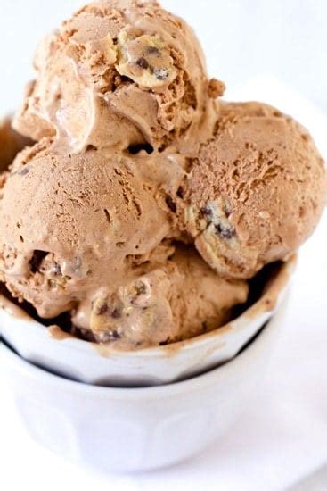 Chocolate-Chocolate Chip Cookie Dough Ice Cream | Brown Eyed Baker