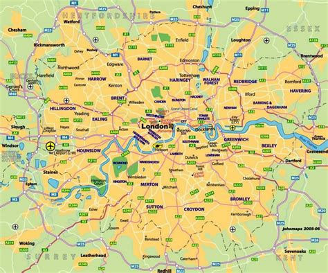 Transit map of London city | London | United Kingdom | Europe | Mapsland | Maps of the World