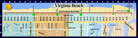 Map Of Virginia Beach Oceanfront Hotels | map of interstate